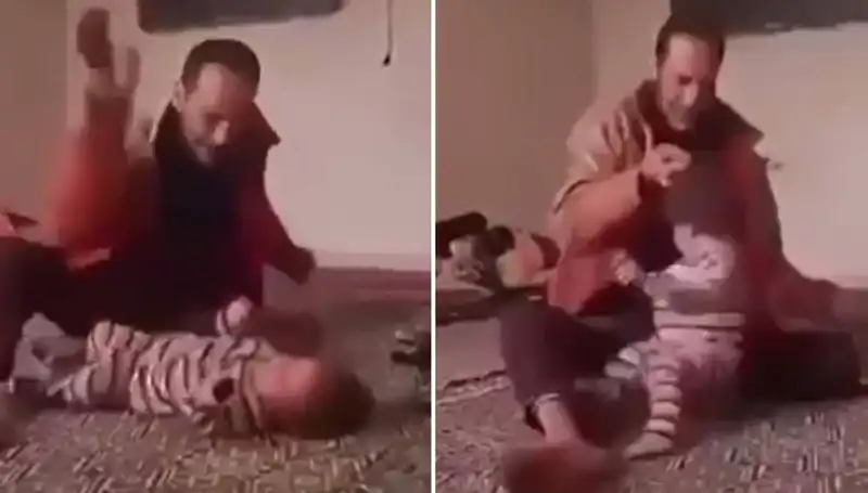 Çocuğuna Uyguladığı Şiddetle Gözaltına Alınan Baba Duyguları Sarsıyor