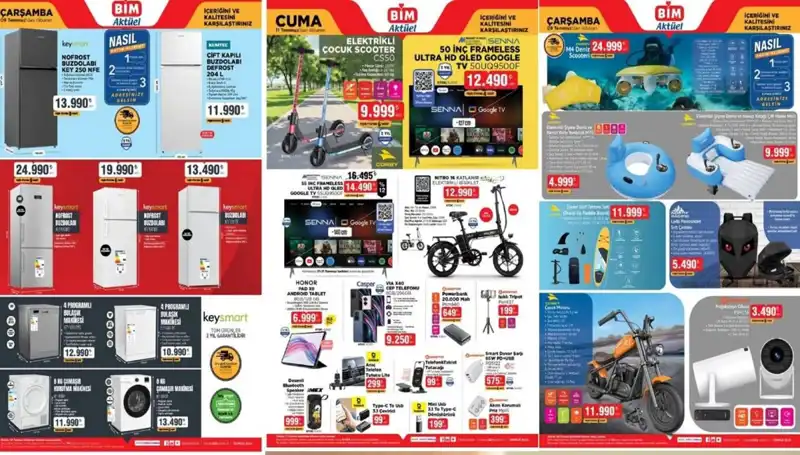 BİM'den Temmuz İçin Cazip Aktüel Ürünler: Elektronik ve Ev Eşyaları