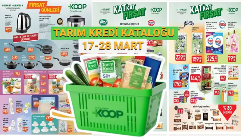 Tarım Kredi Kooperatif Marketlerinde Mart Ayı İndirimleri: Kahve Takımı ve Daha Fazlası