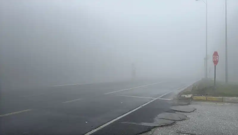 Bolu Dağı'ndaki Sis, Trafikte Hayatı Felç Etti!